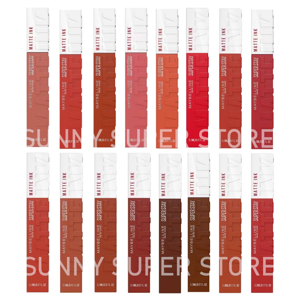 Maybelline New York Superstay Matte Ink Liquid Lipstick 5ml เมย์เบลลีน นิวยอร์ก ลิควิดลิปสติก