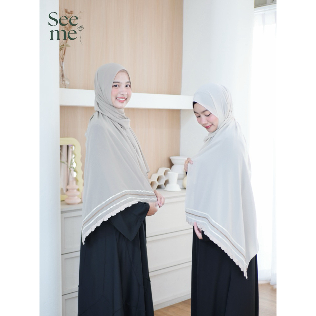 Flow Line Chiffon hijab 〰️✨