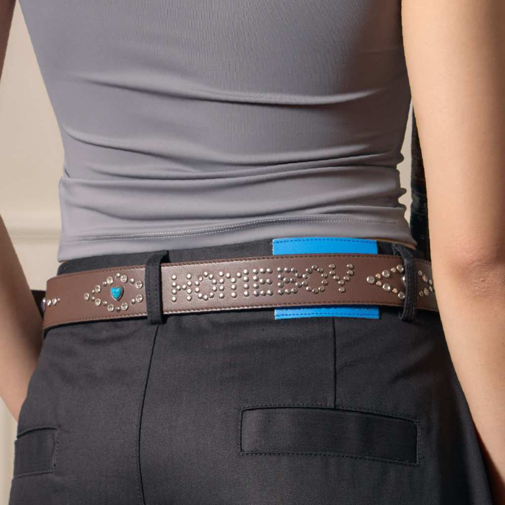 HOMEBOY เข็มขัด   HB.GENUINE.BELT  หนังวัวแท้ ใส่ได้ทุกวัน