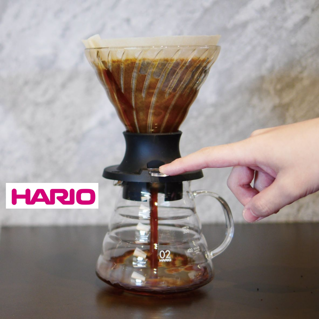 HARIO V60 Switch ดริปเปอร์กาแฟแบบแช่และดริป แก้วทนความร้อน ผลิตในญี่ปุ่น เลือกขนาด 200ml/360ml รุ่น SSD-200-B/SSD-360-B