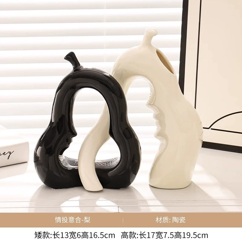 🔥ส่งไวจาก กทม🔥 ของตกแต่งบ้าน ครีมซอฟท์แพ็คพรีเมี่ยมความรู้สึกเครื่องประดับทีวีสำนักงานแจกันเซรามิกภาพศิลปะการถ่ายภาพตู้ไ - รูปที่ 5