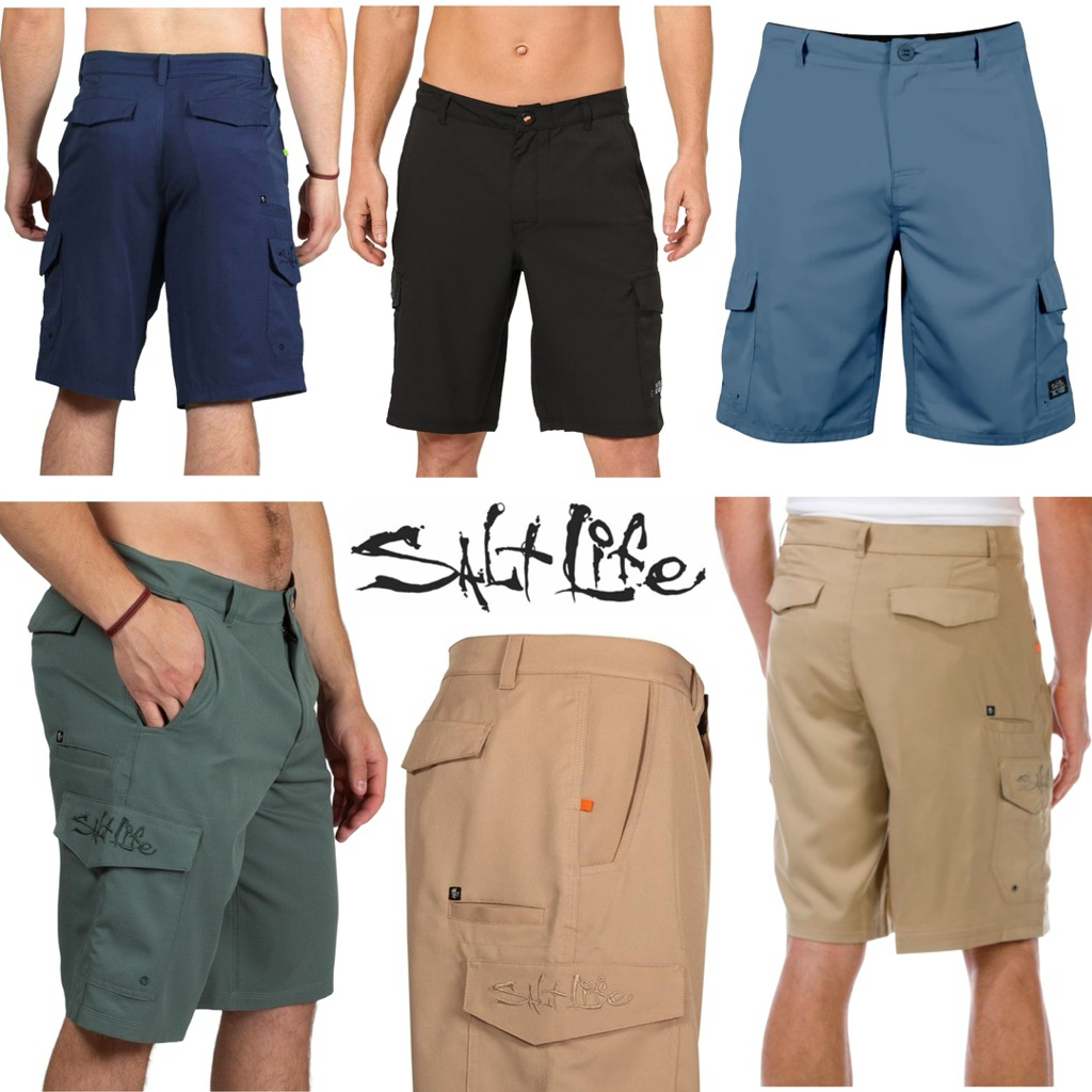 กางเกงขาสั้น Salt Life La Vida Hybrid Cargo Shorts