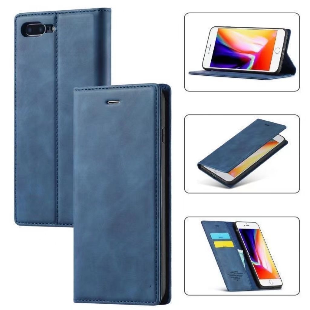 เคส ฝาพับ สำหรับ iPhone 5 5s 6 6s 6plus 6splus 6+ i7 i8 se2 se3 7plus 8plus 8+ X XS XR Xsmax  พร้อมส่ง ตั้งได้ For ไอโฟน