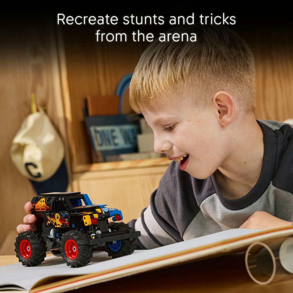 LEGO Technic 42219 Monster Jam Grave Digger Fire and Ice (263pcs.), Building Blocks, Kids Toy - รูปที่ 5