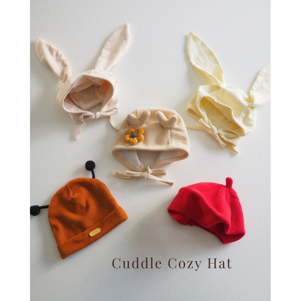 พร้อมส่ง🧸 รวมหมวกเด็ก หมวกไหมพรม Cuddle Cozy Hat ผ้านิ่มใส่สบาย หมวกหูกระต่าย หมวกเขากวาง หมวกตรุษจีน พร้อบหมวก น่ารัก☺️