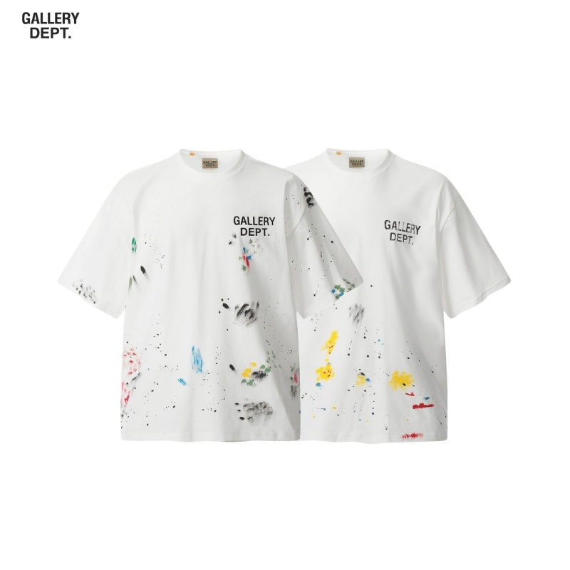 🎨ของแท้GALLERY DEPT😎พิมพ์มือวาดหมึก Graffiti ฝ้ายเสื้อยืด
