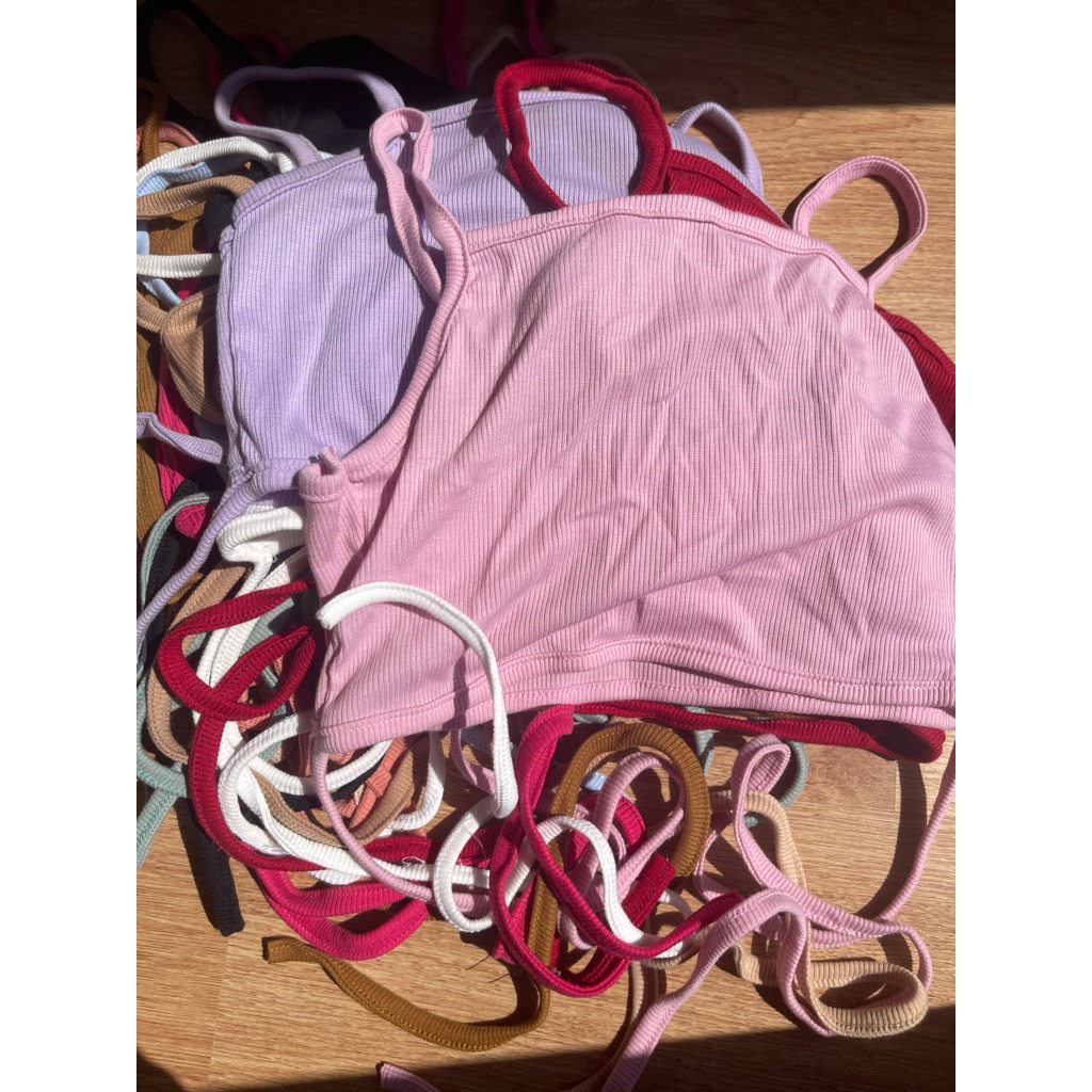 🔥Java wa shop🔥เสื้อครอปโชว์หลัง คล้องคอ ใส่แล้วเซ็กซี่สุดๆ เป็นผ้าร่อง สวยๆไปเลยจ้า - รูปที่ 5