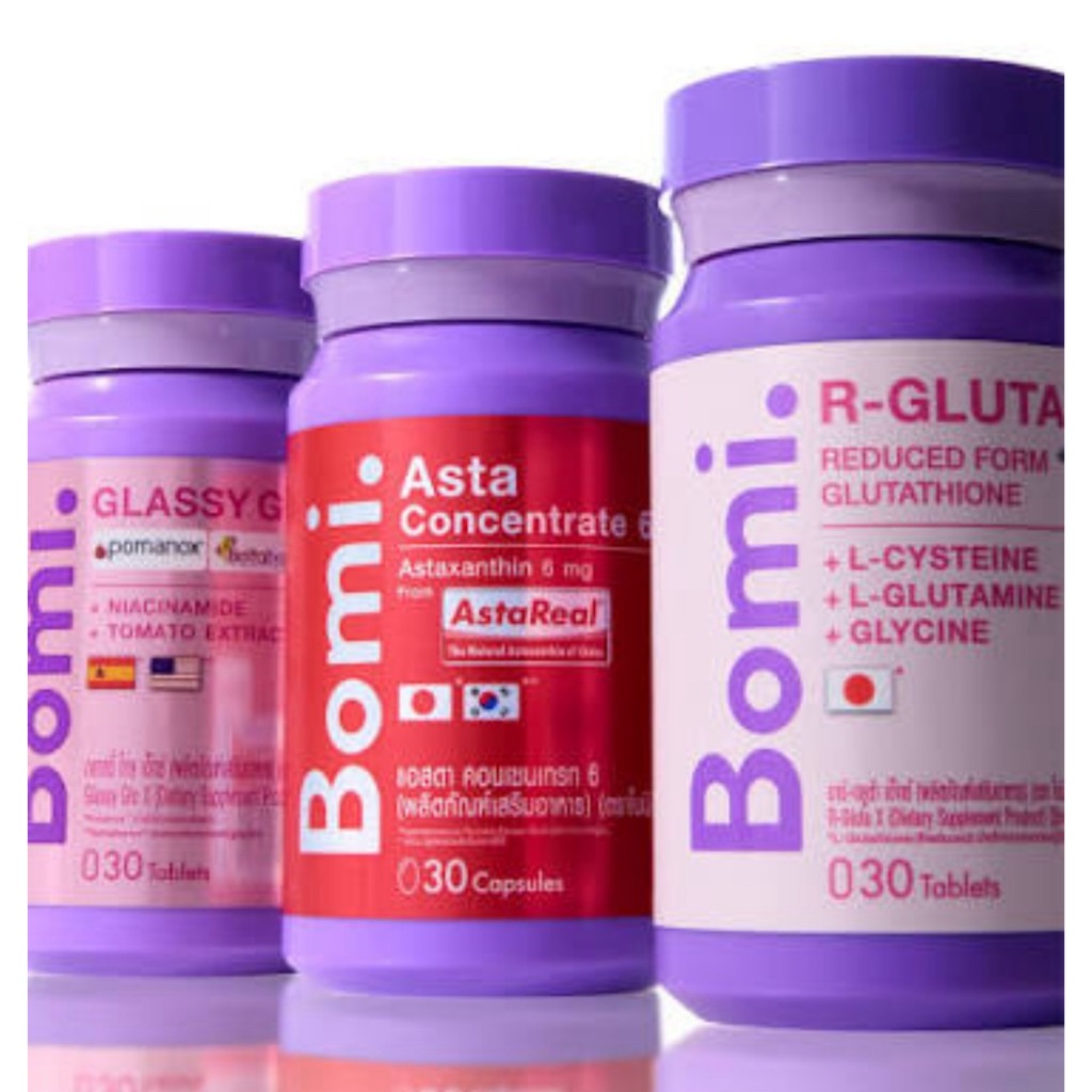 Mizumi Bomi AstaConcentrate 6 30 Capsules 22.5g / Bomi Glassy Glo X 30 Cap