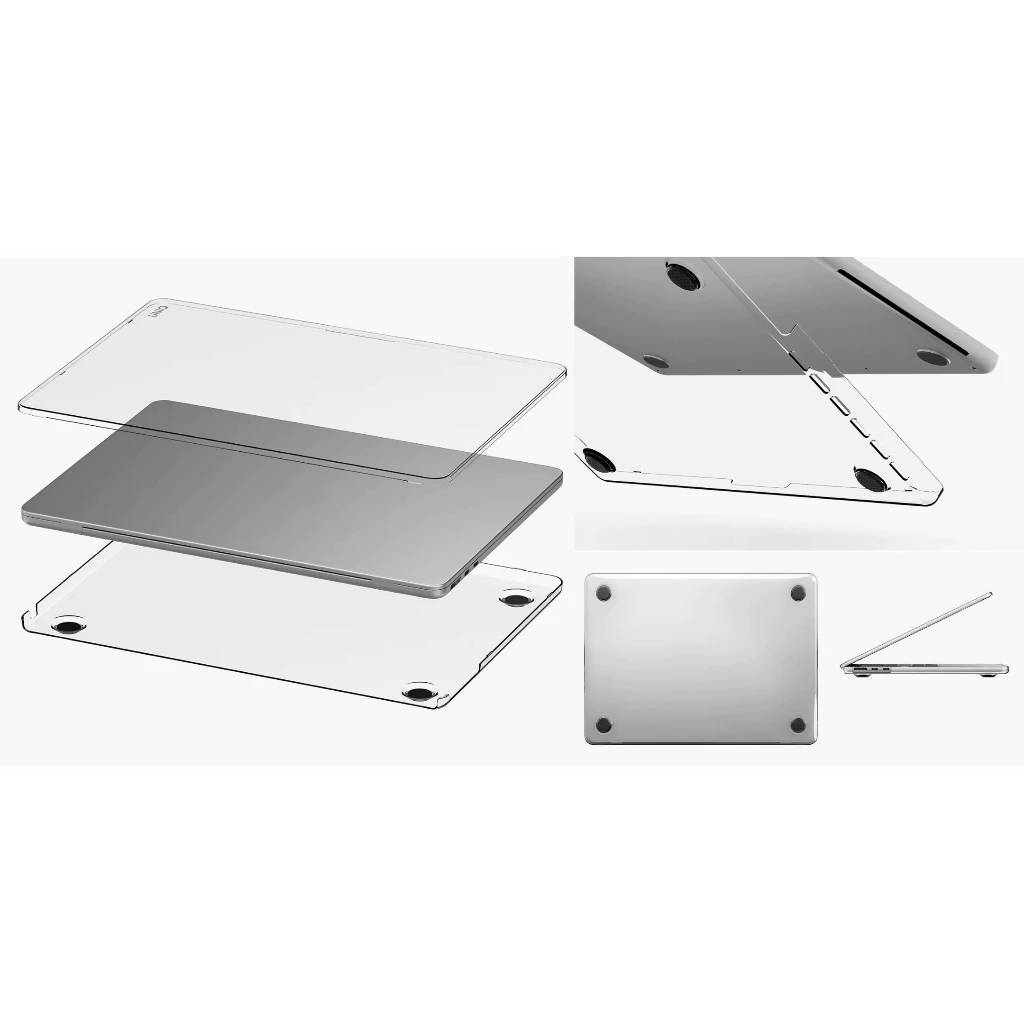 UNIQ Vero เคส ใส สำหรับ Macbook Air 13" & 15" (M2-M5) & Pro 14" (M1-M5) thumbnail 6