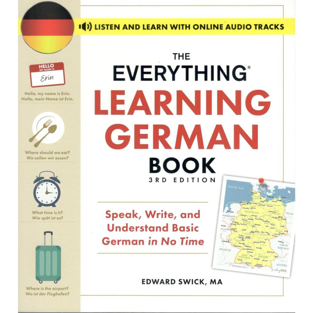 THE EVERYTHING LEARNING GERMAN BOOK (LISTENING AND LEARN WITH AUDIO TRACKS) | 9781507222973