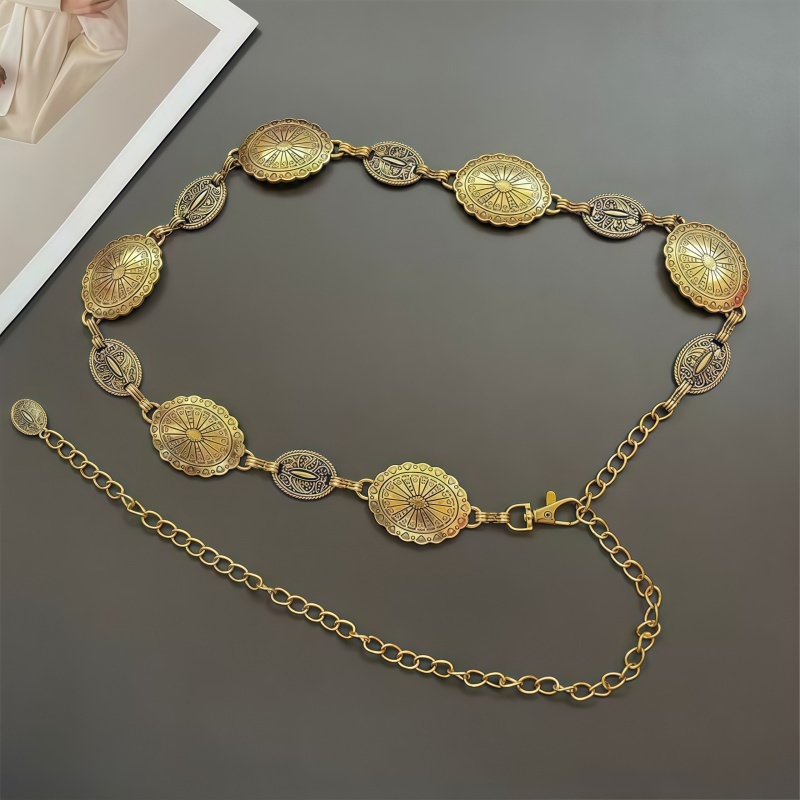 Lunar Blossom🎐เข็มขัดลำลอง  เข็มขัดเปลือกหอย  แฟชั่นระดับไฮเอนด์  เครื่องประดับแฟชั่น  สไตล์โบฮีเมียน  จัดส่งรวดเร็ว - รูปที่ 4