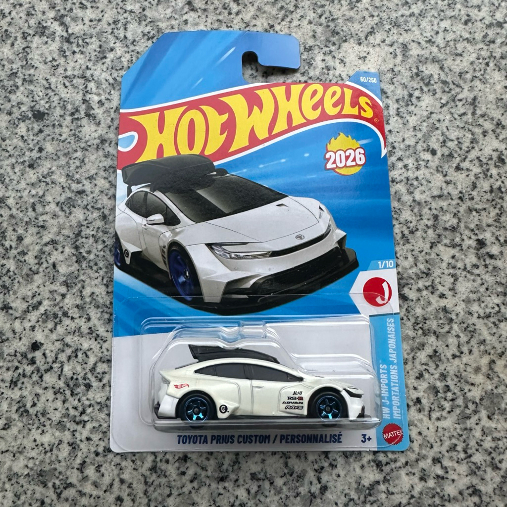รถเหล็ก Hotwheels Toyota Prius Custom