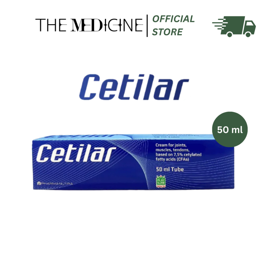 Cetilar 50 ML เซทิลาร์ ครีมทาลดอาการปวด ลดแรงเสียดทานข้อต่อ