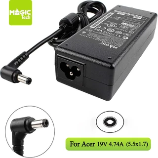 Adapter N/B FOR ACER 19V 4.74A (หัว 5.5*1.7mm) MAGICTECH (90W) แถมสายไฟ มอก.MAGICTECH SY-96A