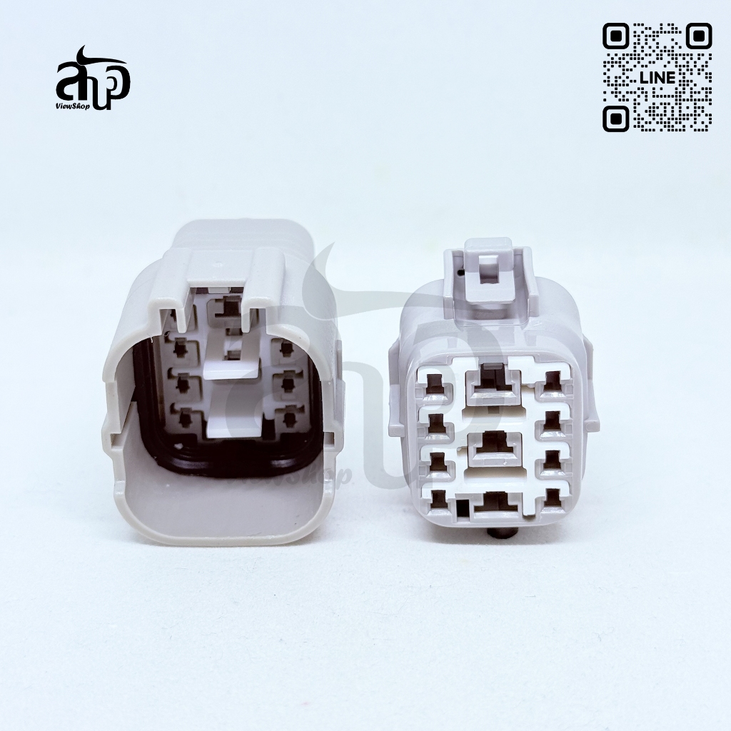 ปลั๊ก Connector 11 PIN ปลั๊กไฟหน้า TOYOTA TRAVO HD118-2.3-4.8-11J HD118-2.3-4.8-21J #ล้านวิว #ViewSh