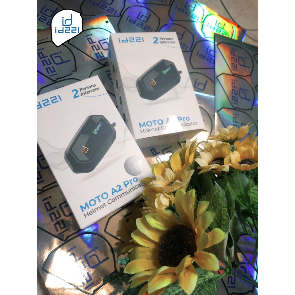 บลูทูธติดหมวกกันน็อค id221  MOTO A2Pro