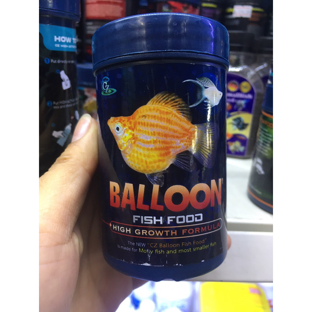 CZอาหารปลาบอลลูน สูตรโปรตีนสูง50%สำหรับปลาบอลบูนเร่งสีเร่งโต