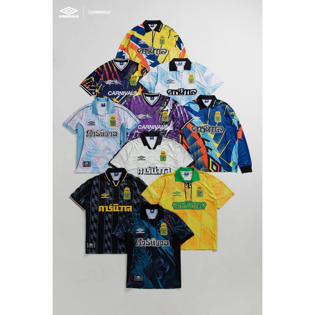 [ส่งด่วน กทม 🚗✨ใช้โค้ด30%ได้] เสื้อบอล UMBRO x CARNIVAL® “The 15th Anniversary Collaboration มือ1 ลิขสิทธิ์แท้ พร้อมส่ง