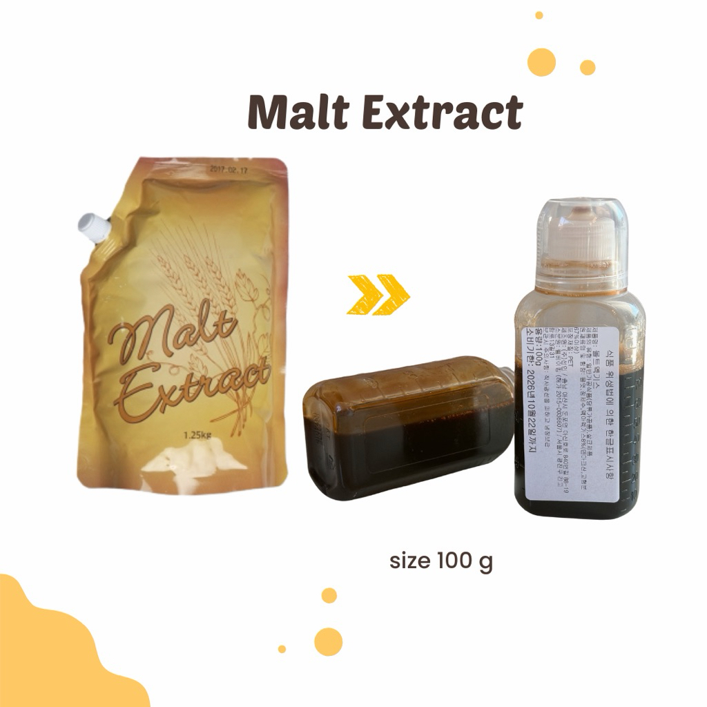 Malt Extract Liquid มอลต์สกัด malt syrup ขนาด 100 g