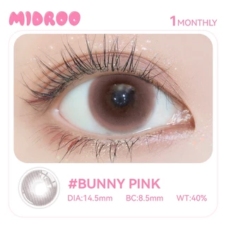 Midroo 【0°~-600°】🐇Bunny-14.5mm 🐇ไร้ขอบ series คอนแทคเลนส์สี แม่ทัพ สายฝอ รายเดือน เลนส์นุ่ม สายหวาน ตาน่ารัก Monthly