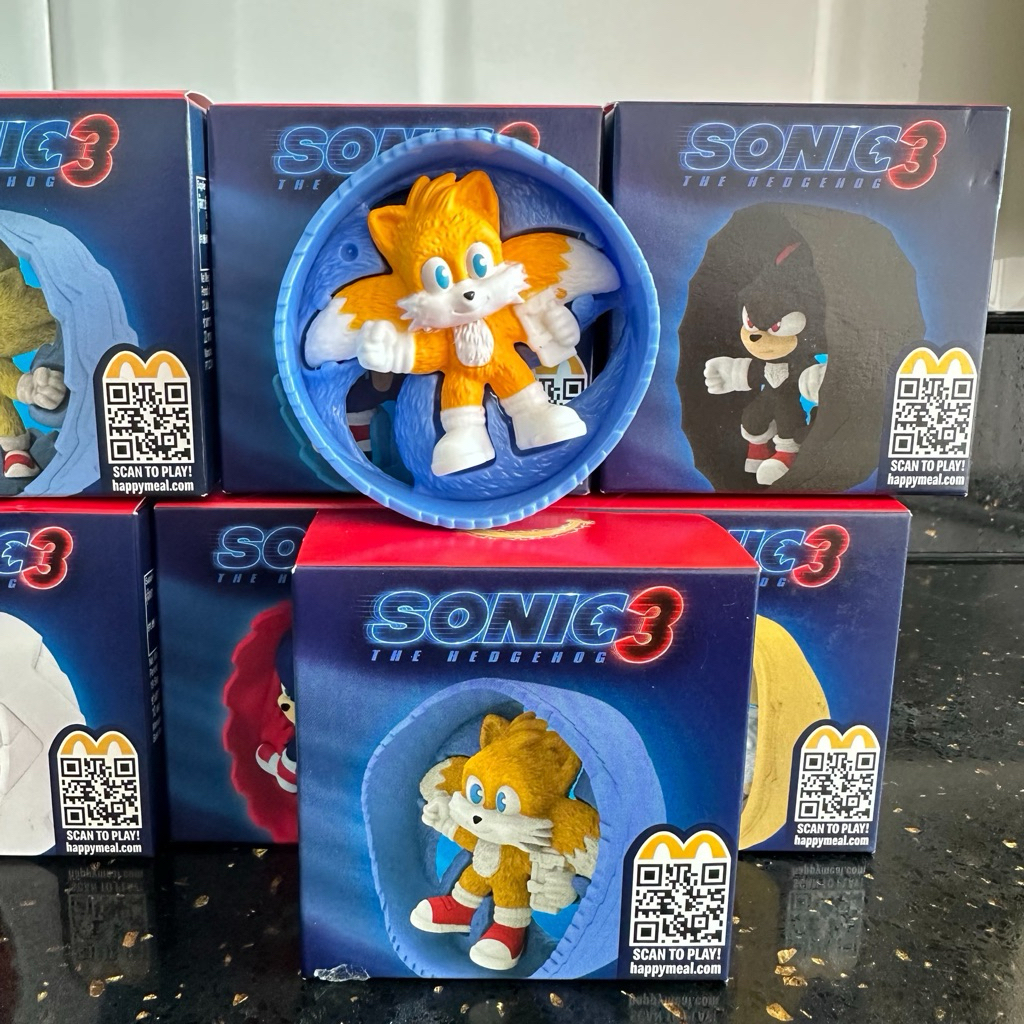 โซนิคชุดของเล่น Sonic 3 จากแมคโดนัลด์