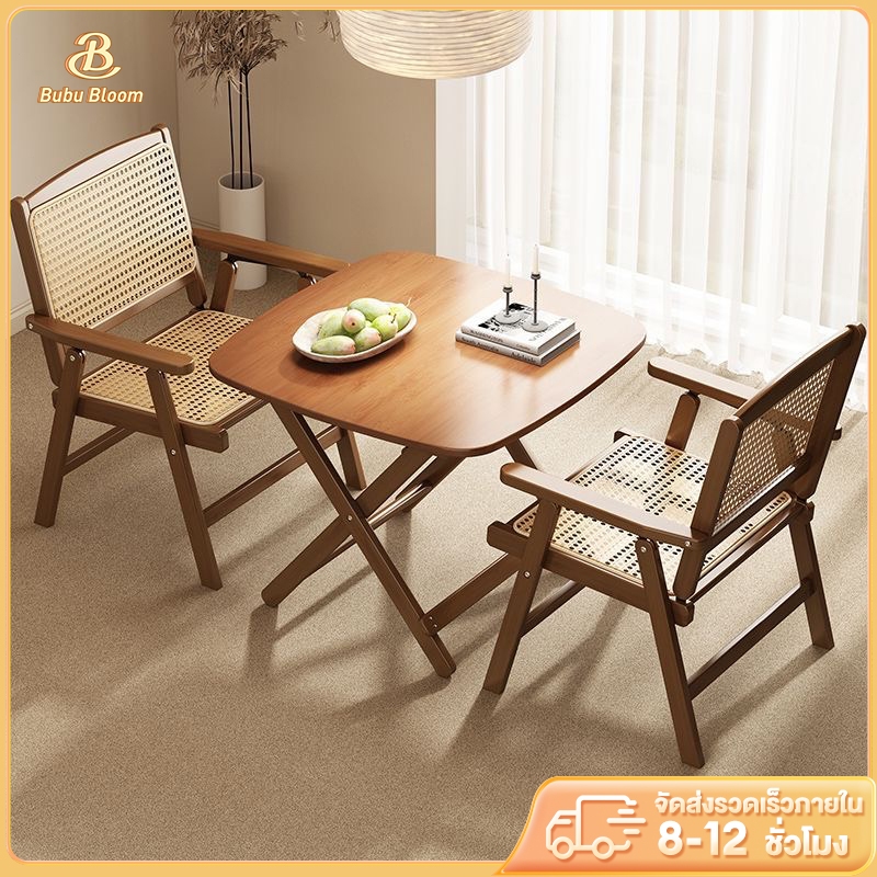 🛒 [Bubu]  เก้าอี้ไม้ เก้าอี้ร้านอาหาร ไม่เสียรูปทรงง่าย  มั่นคง ไม่โยกเยก  ปราศจากฟอร์มาลดีไฮด์และเสี้ยนไม้