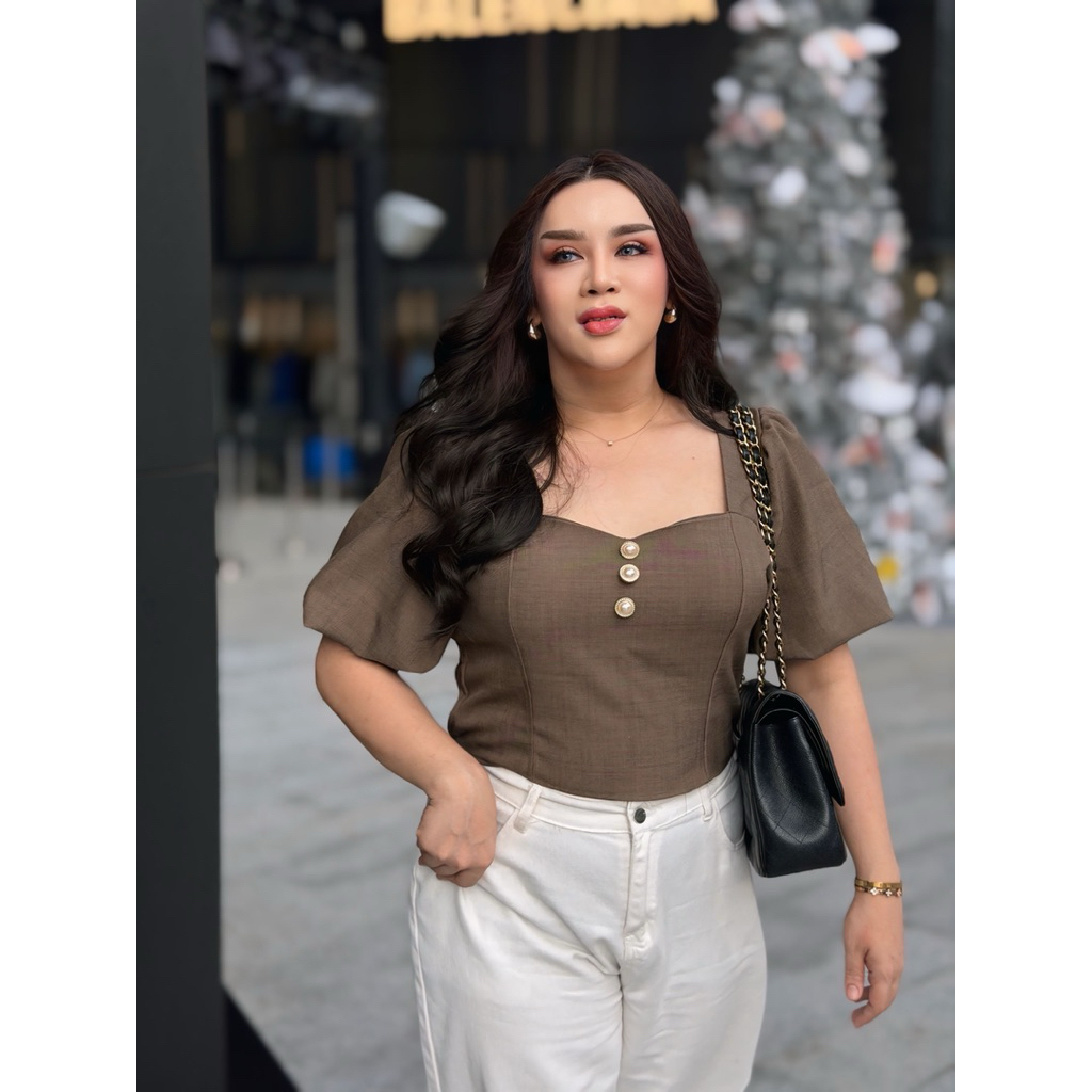 Maharani - Elysia เสื้อสาวอวบ -อก38-46“- #T141