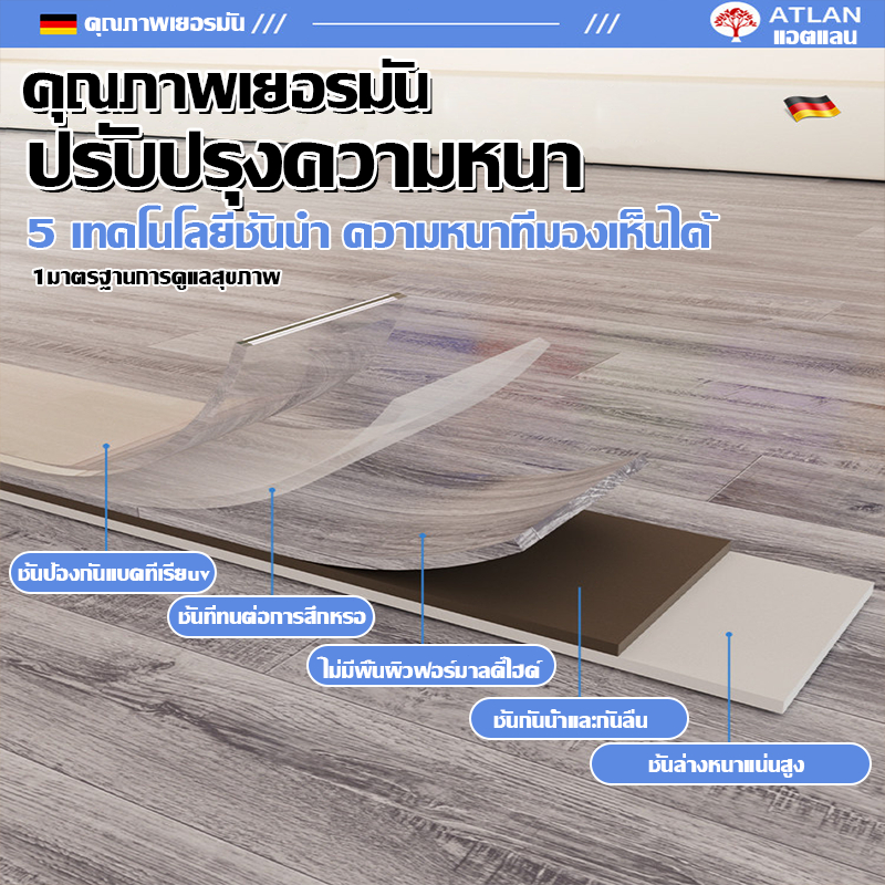 ม้วนที่ยาวที่สุดคือ 30 เมตร เสื่อน้ํามัน เสื่อน้ํามันปูพื้นPVC กระเบื้องยางกว้าง2M หนา1.6มม กันน้ำกันลื่น ทนไฟ ทนต่อคราบ - รูปที่ 7