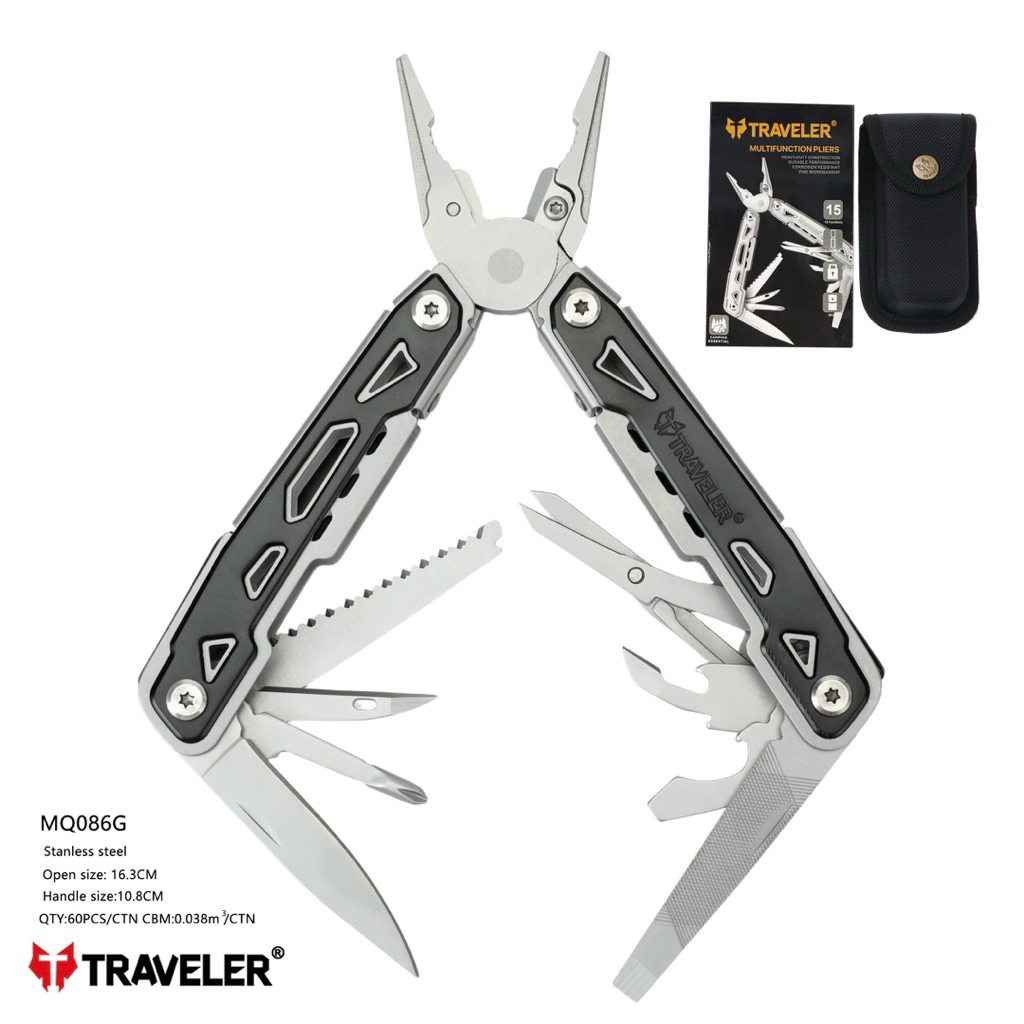 Multi-functional combination pliers, vehicle-mounted multi-functional pliers, combination folding pl