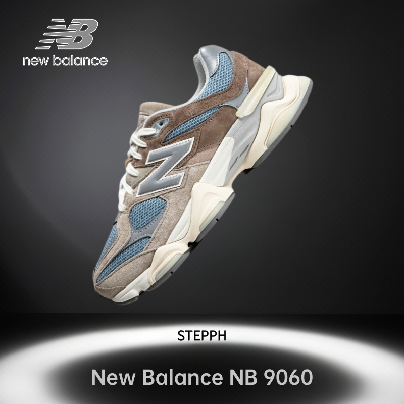 ของแท้ 100%-New Balance NB 9060 LowU9060MUS Brown Blue