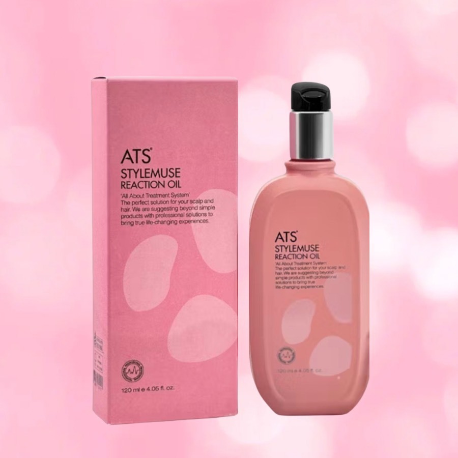 ATS STYLEMUSE REACTION OIL 120 ML. น้ำมันบำรุงผม เข้มข้นอุดมด้วยสารสกัดมีประสิทธิภาพ