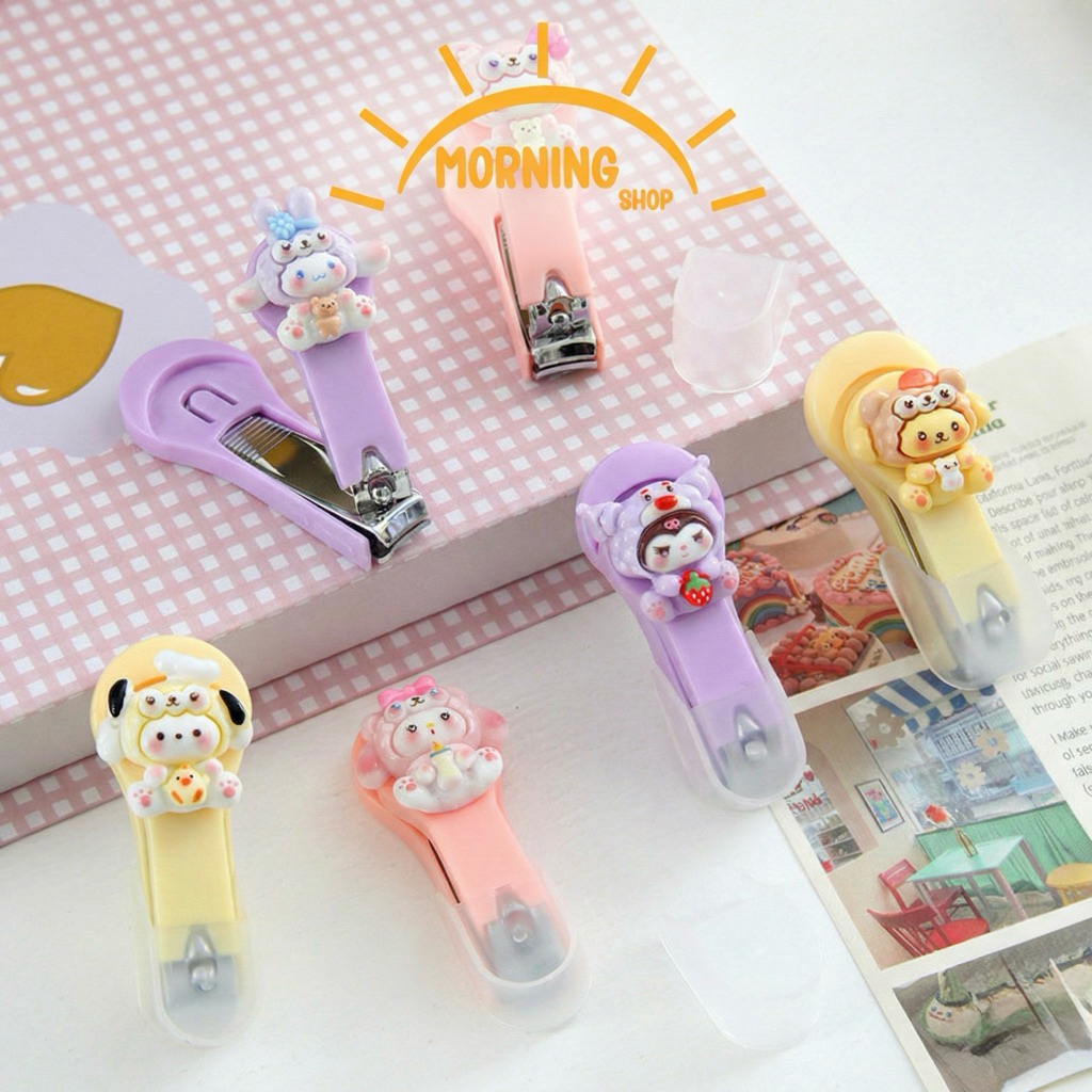 พร้อมส่ง ในไทย ‼️กรรไกรตัดเล็บลายการ์ตูนน่ารัก ด้ามจับถนัดมือ ใช้งานง่าย