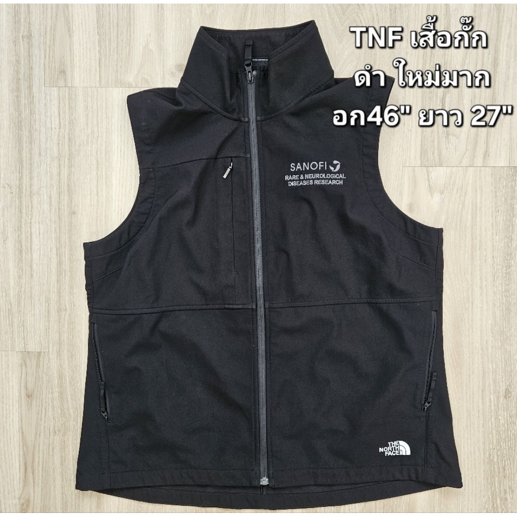 กั๊ก TNF สีดำ XL/women อก 46" มือสอง สภาพดี