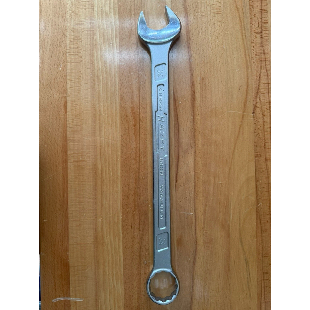 Hazet 600N Germany No.34ประแจแหวนข้างปากตายเบอร์34