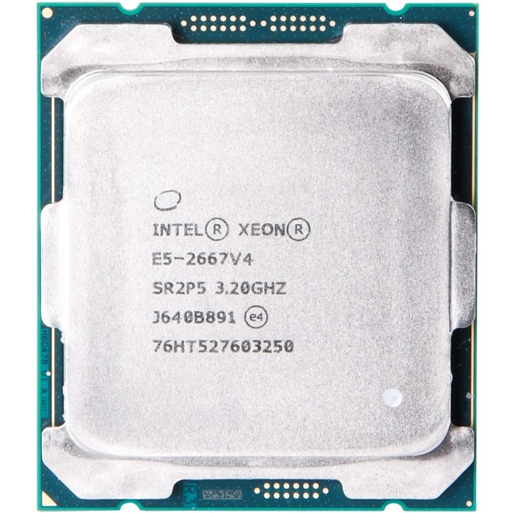 CPU Intel XEON E5-2667 v4 Socket 2011-3 8 Core 16 Thread 3.2 GHZ Turbo 3.6 GHz E5-2667v4 X99