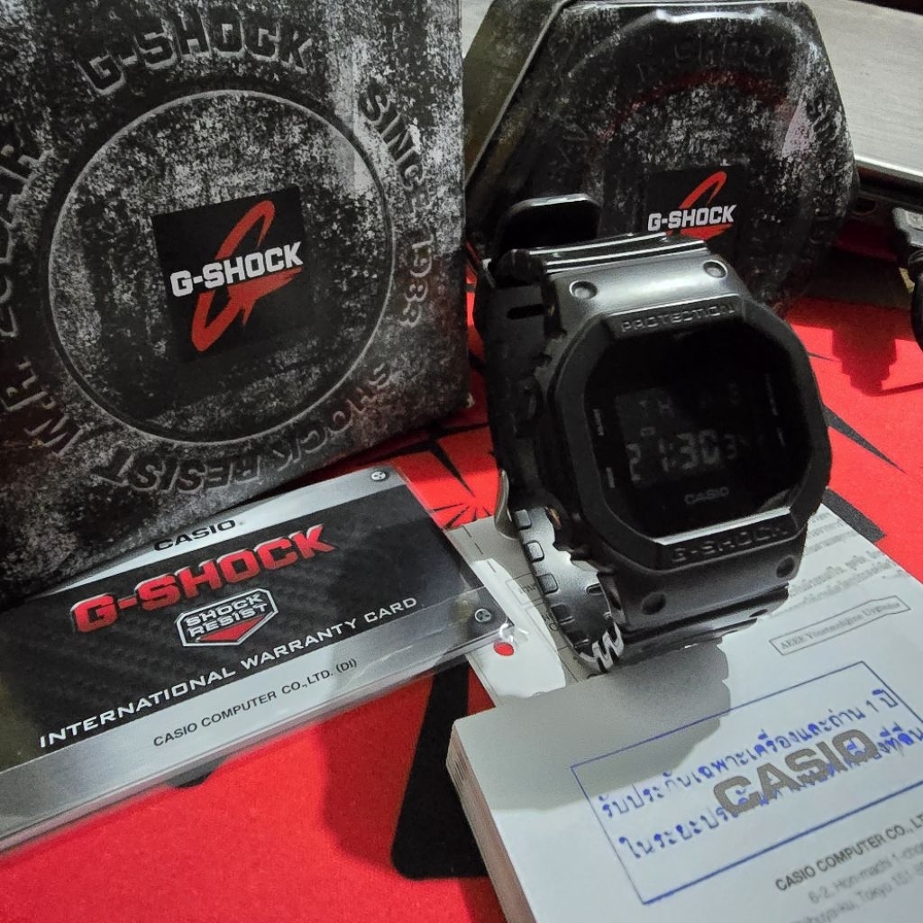 CASIO DW-5600BB-1DR ของแท้100%