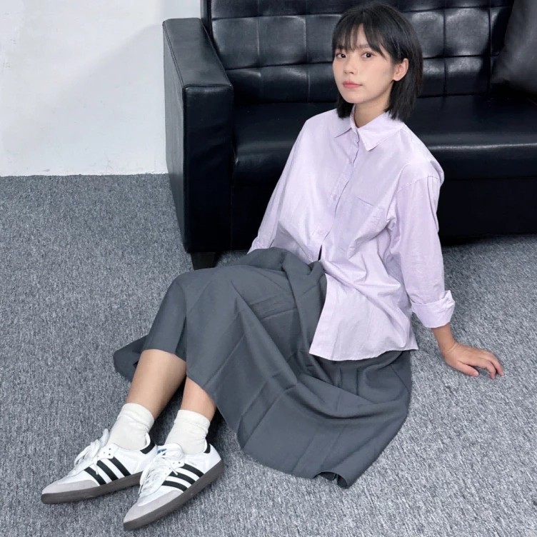 【บริการเก็บเงินปลายทาง】🔥Adidas samba OG B75806 รองเท้าลำลองส้นเตี้ยสีขาว รองเท้าผ้าใบสไตล์ยอดนิยมของ Adidas - รูปที่ 6