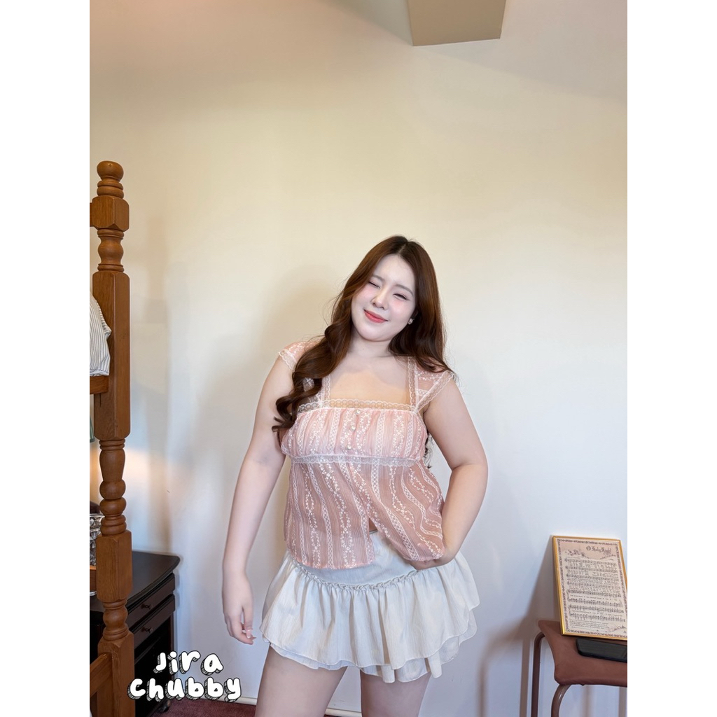 (✅ส่งด่วนฟรี+ โปรเปิดร้านโค้ดคุ้ม) เสื้อสายเดี่ยว งานผ้าฉผ้าโรซี่พิมพ์ลายดอก สีสันพาสเทล สวยมาก(38-50) - รูปที่ 3