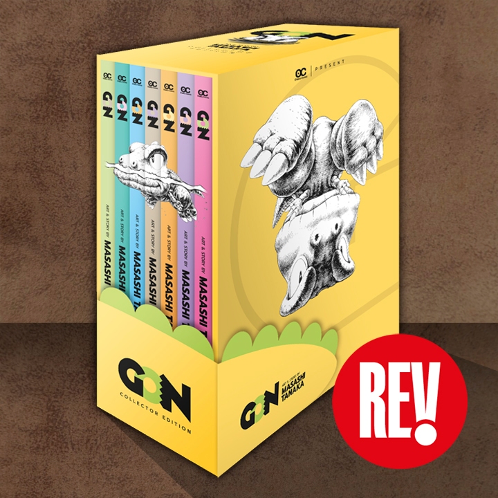 หนังสือการ์ตูน ชุด GON (ก๊อง) (ฉบับภาษาไทย) มือ 1 ในซีล otaku comic โอตาคุ คอมิคส์ REV Comic