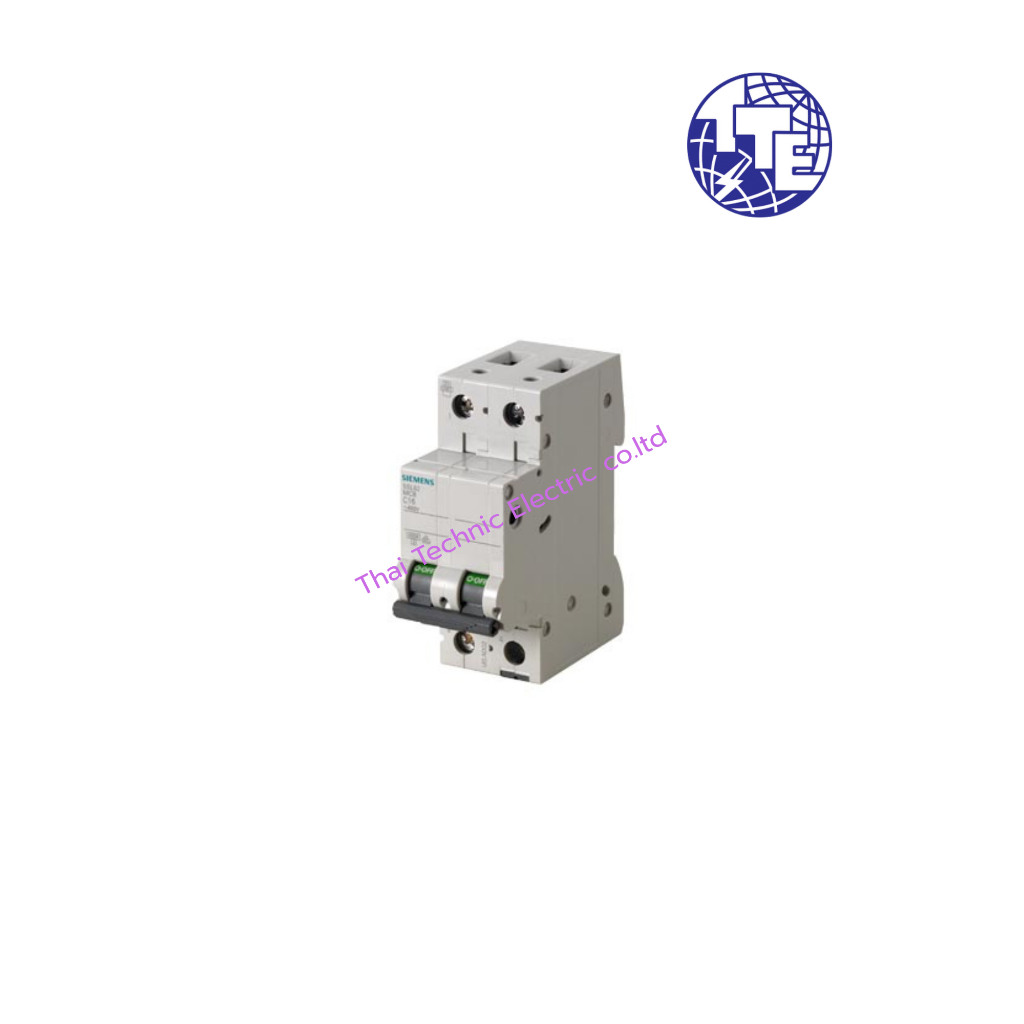 MCB "SIEMENS" 5SL6210-7CC 2P 10A "C" 230/400V 6kA