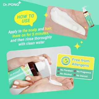 Dr.PONG 4T Acne clear soothing shampoo แชมพู สำหรับคนเป็นสิว มีส่วนช่วยลดสิว และรังแค