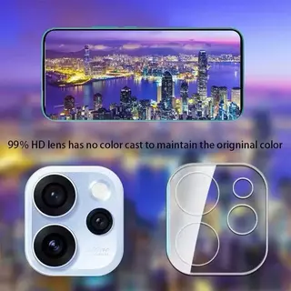 ฟิล์มกล้อง มือถือ กระจก เลนส์กล้อง 3D สําหรับ Oppo Reno15 Pro / Reno15F Reno14 14F 14Pro นิรภัยกันรอ