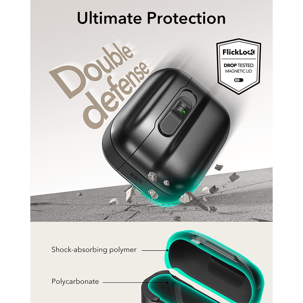 ESR เคสสำหรับ AirPods Pro 3 รุ่น Pulse FlickLock™ Case ราคา ถูกที่สุด ดีลบีเคเค แกลเลอรีภาพที่ 3