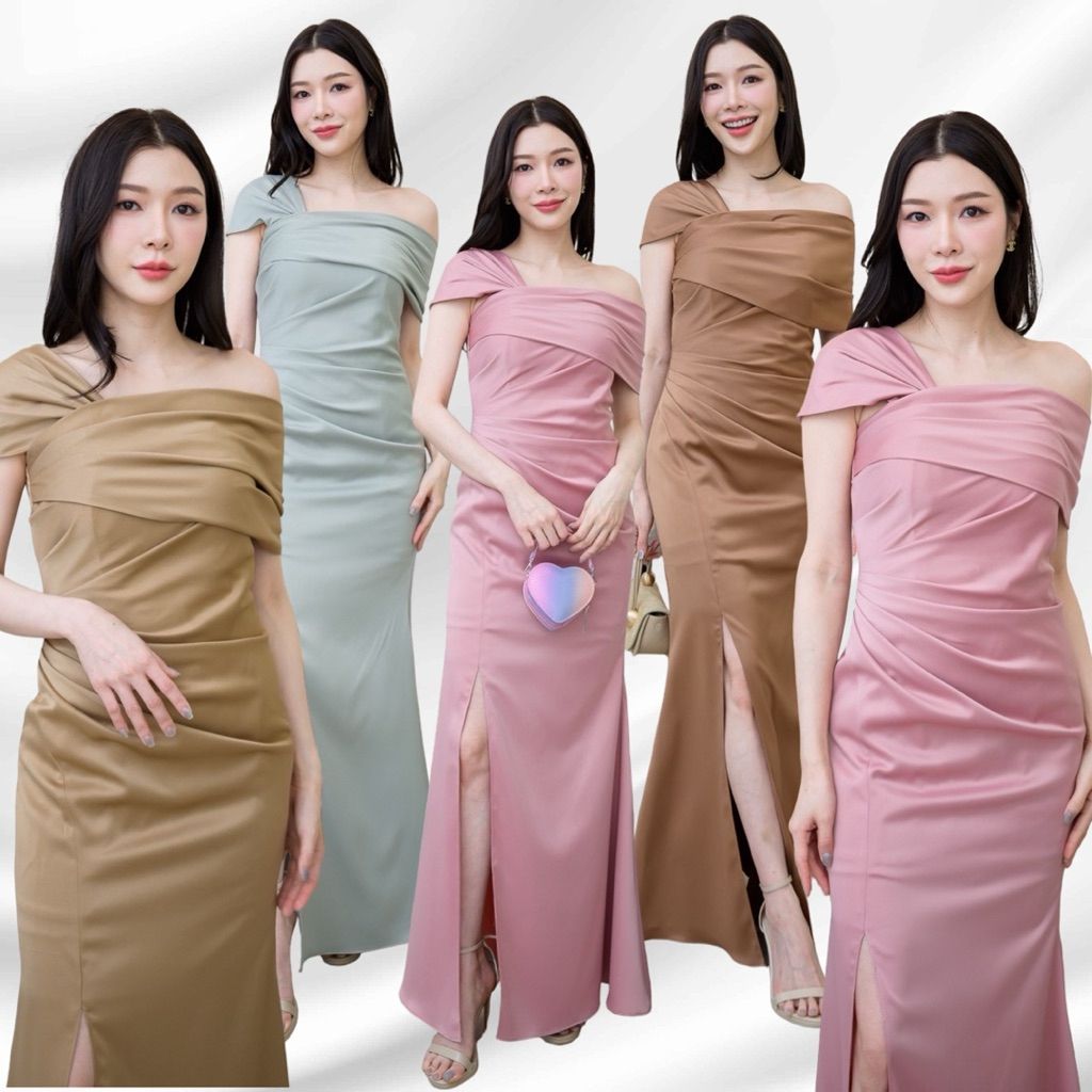 เดรสยาวใส่ออกงาน ชุดเพื่อนเจ้าสาว327