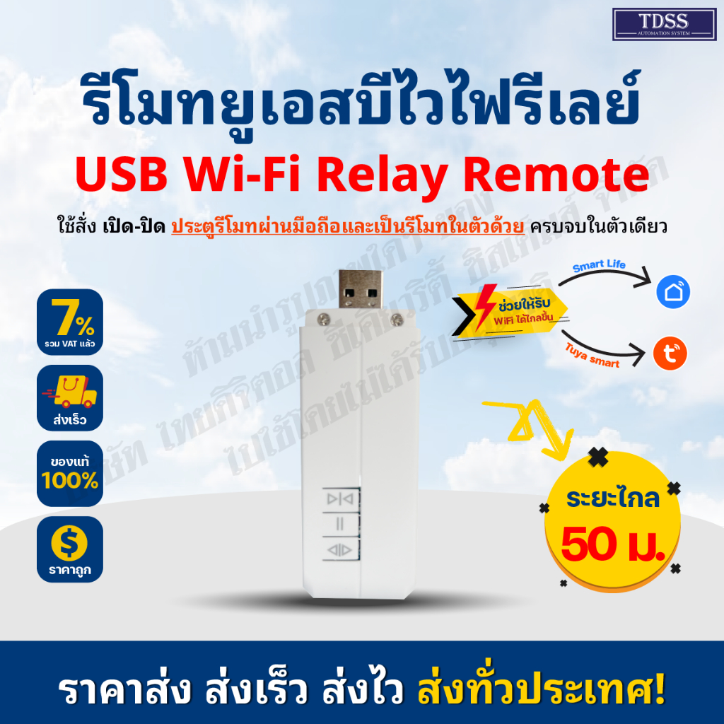 สั่งงานมือถือ ผ่านไวไฟ WIFI Relay มอเตอร์ประตูรีโมท BSM มี 3 แบบ ยูเอสบี / กล่องสวิตช์ / แบบเสียบ USB 433,Plug-in,Box