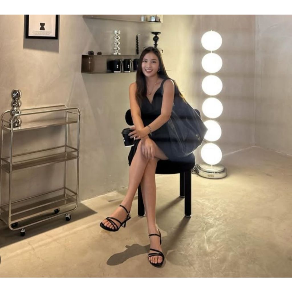 Shoe Story : รุ่น Emma High Heels รองเท้าผู้หญิง ส้นสูง 3 นิ้ว รัดข้อ