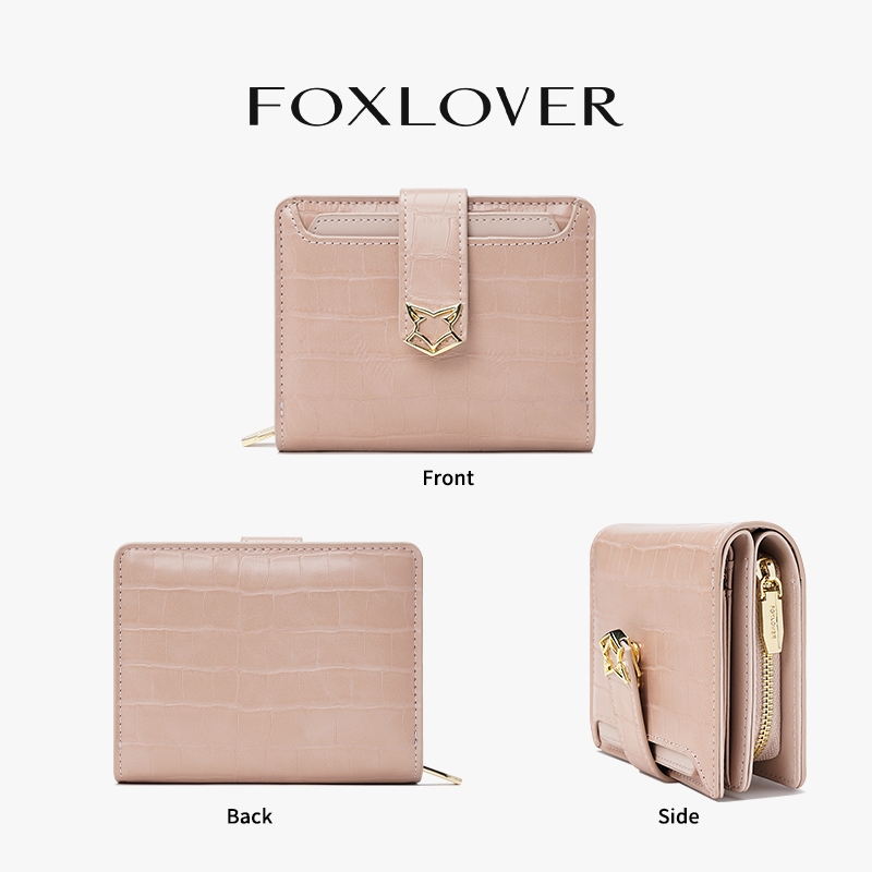 FOXLOVER محفظة نسائية 8 بطاقات — وردي — صورة 7