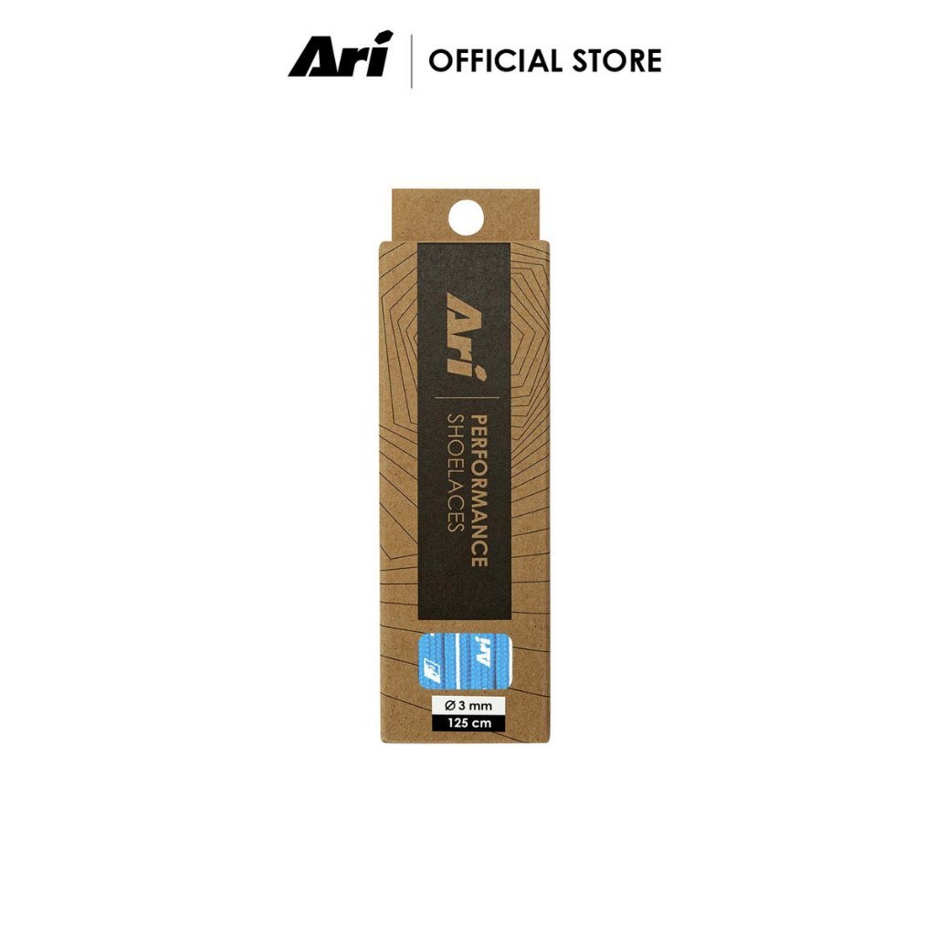 ARI COLORFUL SHOELACES - LIGHT BLUE เชือกรองเท้า อาริ COLORFUL สีฟ้า - รูปที่ 4