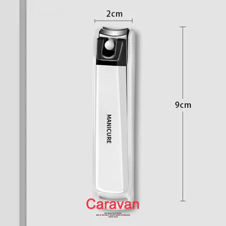 Caravan Crew Nail clippers กรรไกรตัดเล็บ สแตนเลส ด้ามจับถนัดมือ คมกริบ ตัดง่าย กรรไกรตัดแต่งเล็บ