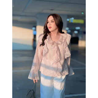 Maharani - Adella เสื้อแขนกระดิ่งสาวอวบ - อก40-48 - #T142